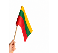 Lietuvos trispalvė vėliavėlė su koteliu Lietuvos trispalvė vėliavėlė su koteliu